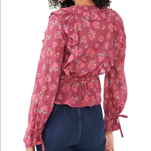 NWT Free People Amanda Floral Top - Picture 2 of 8